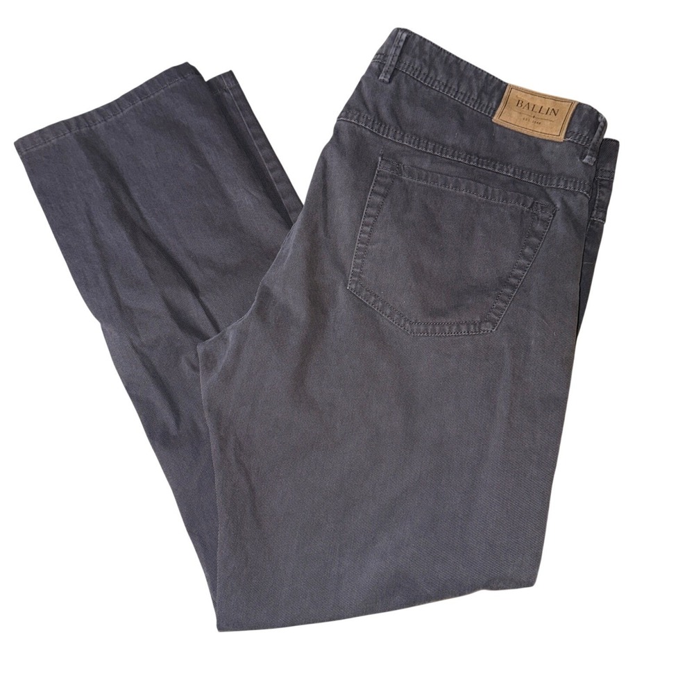 Ballin Crescent Modern 5 pocket twill pants pavement gray Size 38